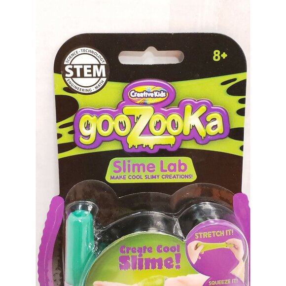 GooZooka Slime Lab Kit Toy Green Creative Kids Artsy Goo Sludge Glop Gooey Soft - Picture 2 of 6